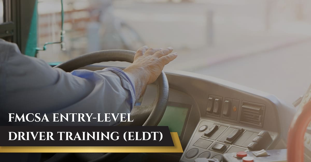 FMCSA Entry-Level Driver Training (ELDT) | PAX Training